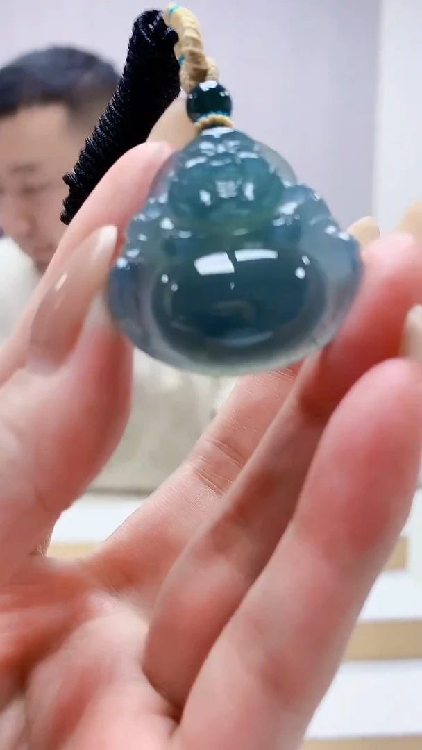 未镶嵌定制翡翠4898MM-毛货挂件93