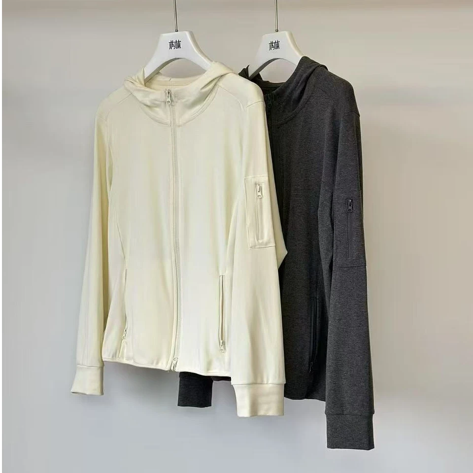 新款春季薄款简约连帽开衫