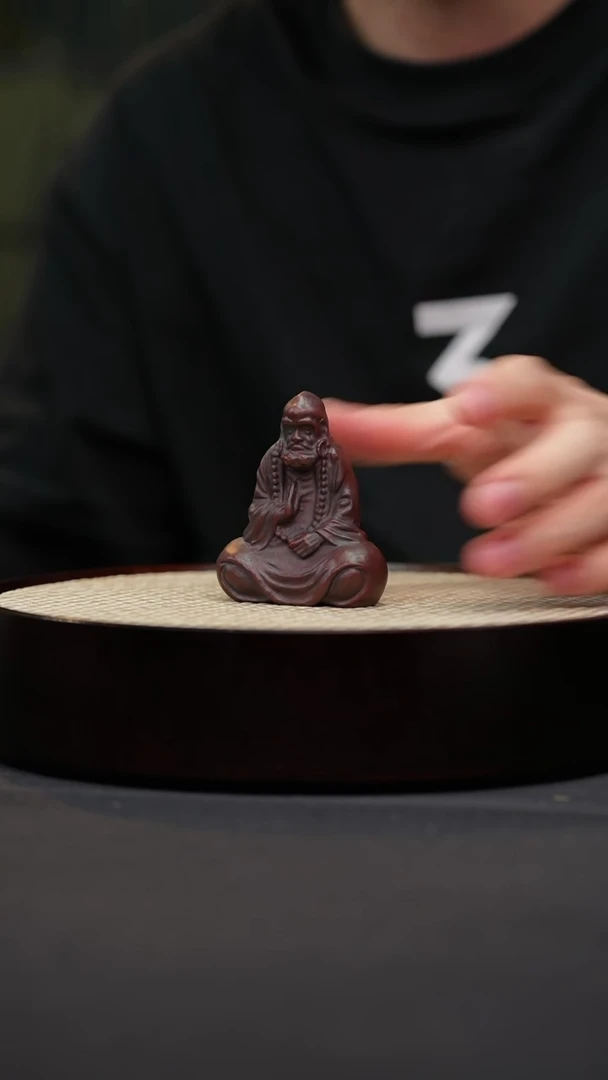 茶壶紫砂4 达摩紫砂茶宠