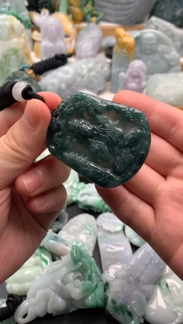 吊坠(不含链)未镶嵌翡翠1