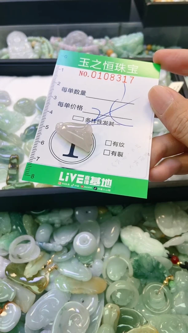 翡翠未镶嵌颈饰闪购0108317
