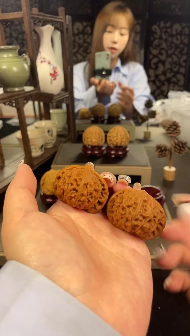 【闪购商品】文玩核桃把件宫灯42尺-6