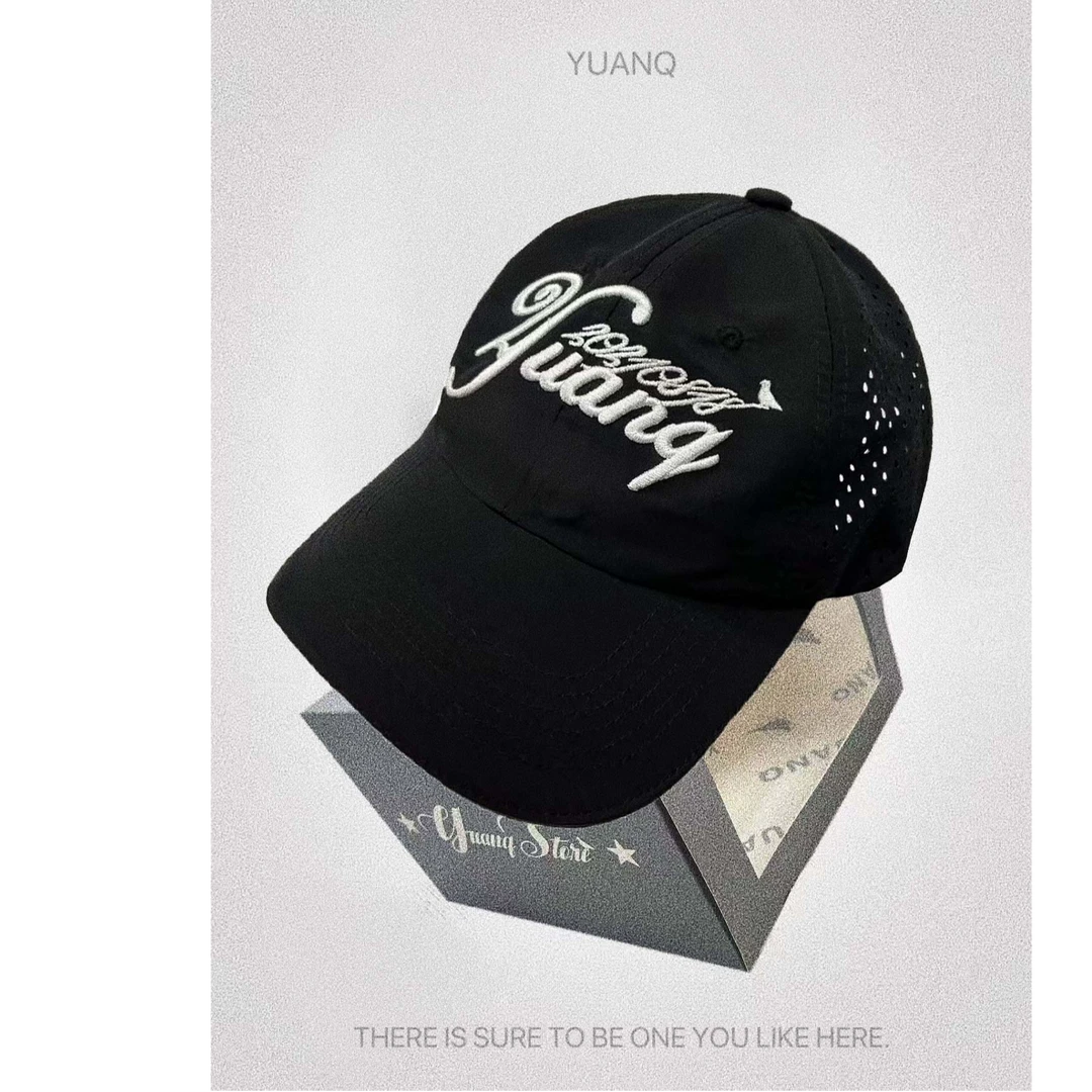 YUANQ品牌成立日高尔夫球帽网眼美式鸭舌帽防晒遮阳帽小众原创帽
