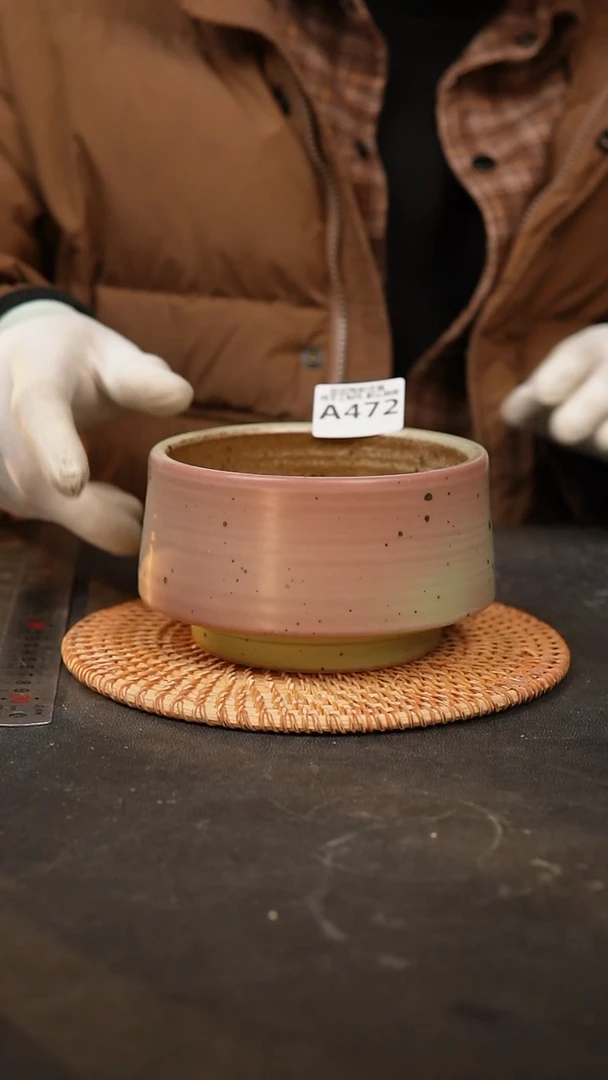 【闪购商品】瓷片472泥泥手工花盆
