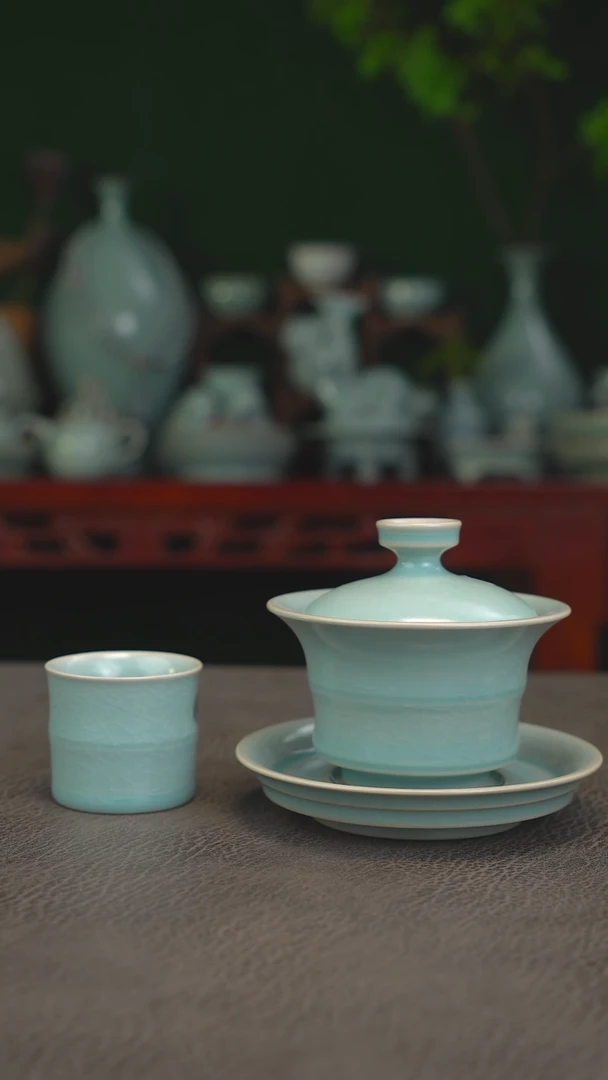 天坛竹节三才精品赠单杯~帆