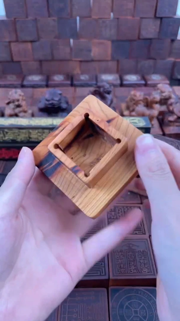 木 枣木 天蓬尺底座 枣木