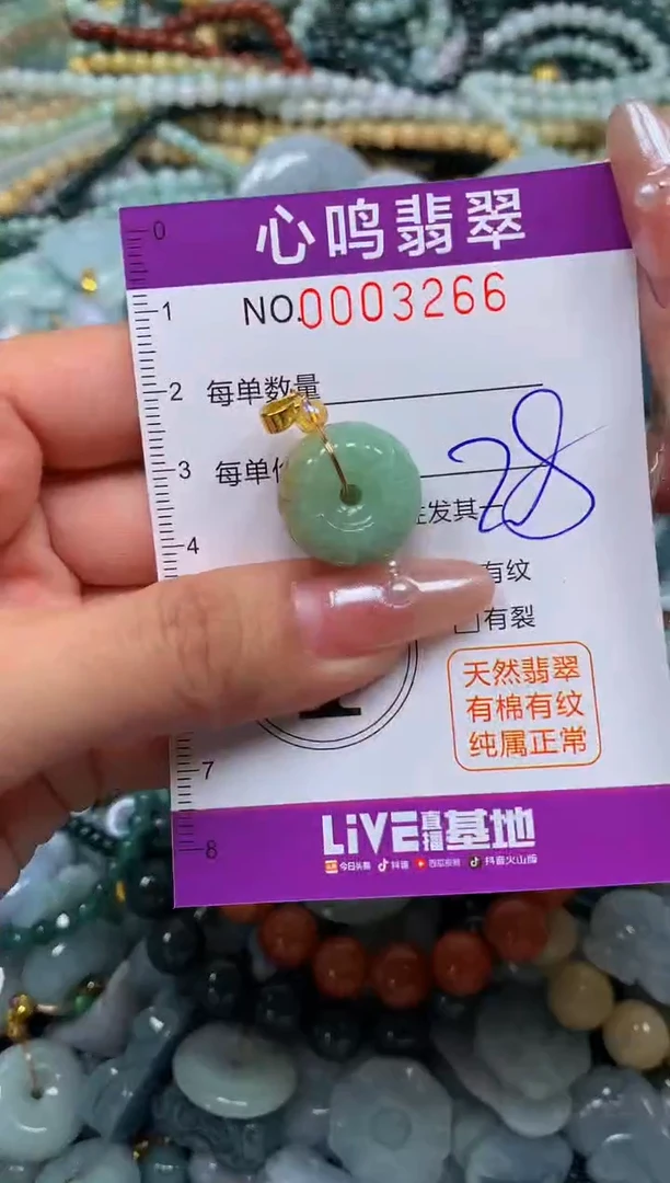 颈饰未镶嵌翡翠闪购003266