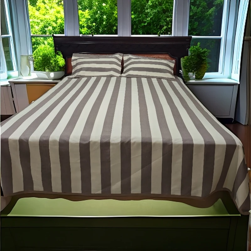 三件套老粗布国家非遗亲肤防静电纯棉床单加密纯手织高端定制床单