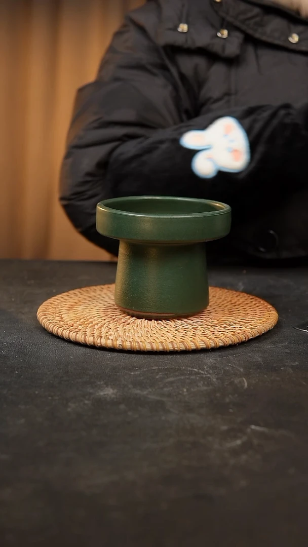 【闪购商品】瓷片泥泥手工花盆口9
