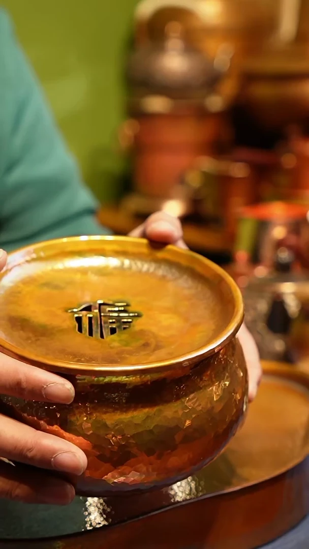 【闪购商品】福字纹紫铜建水纯手工