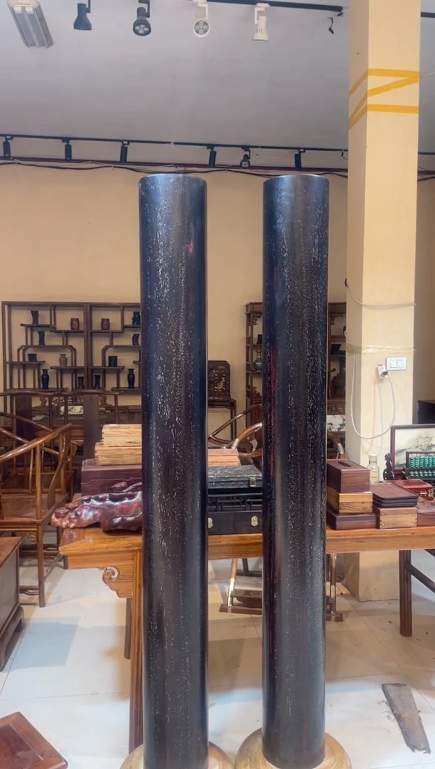 木军*珍藏老货..紫檀...风水住一对