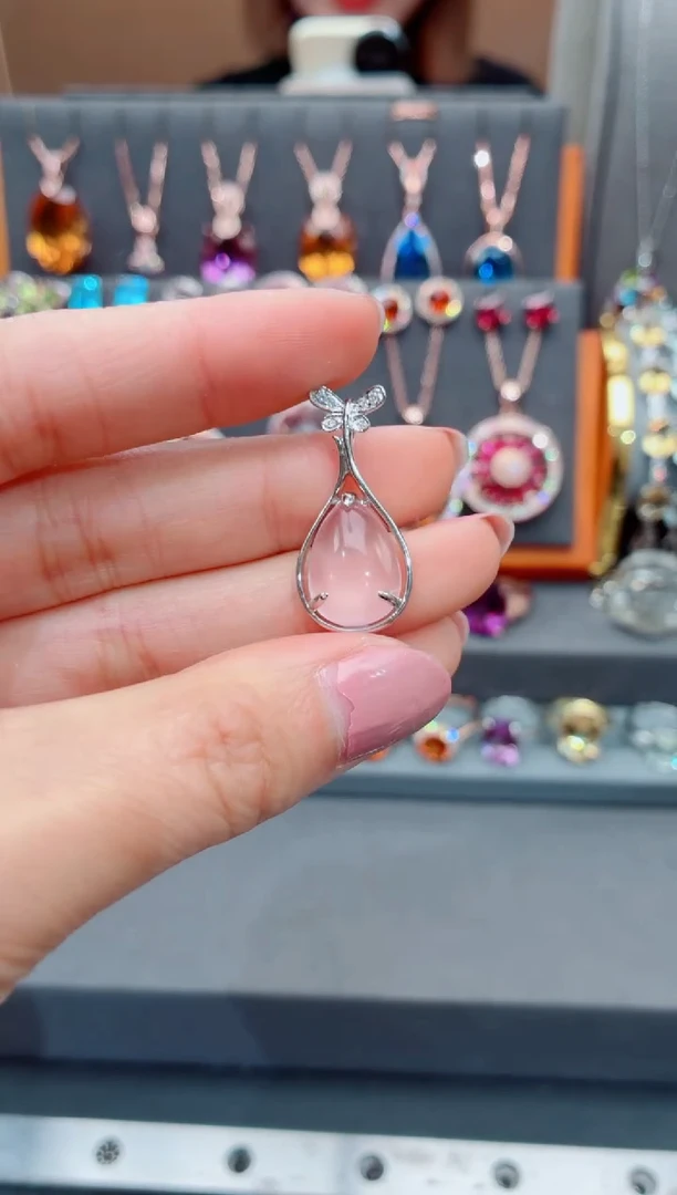 吊坠(不含链)银S925镶嵌水晶笑****5水晶吊坠