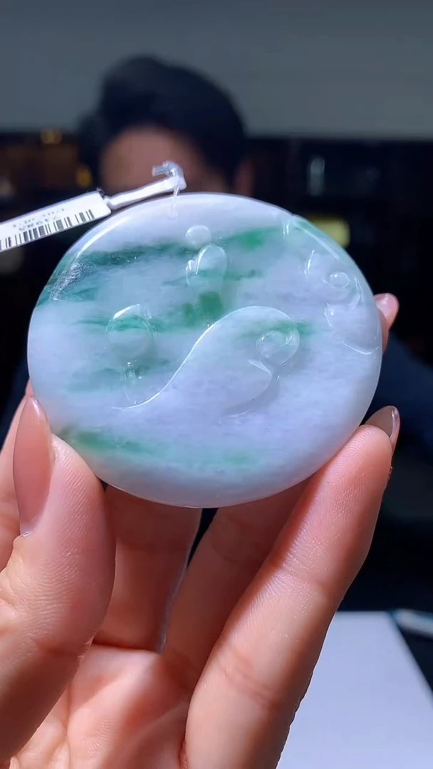 【闪购商品】定制翡翠未镶嵌1051hm-毛货挂件23