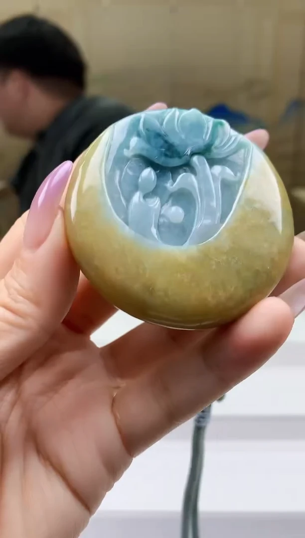 【闪购商品】定制翡翠未镶嵌5060ty-毛货挂件168