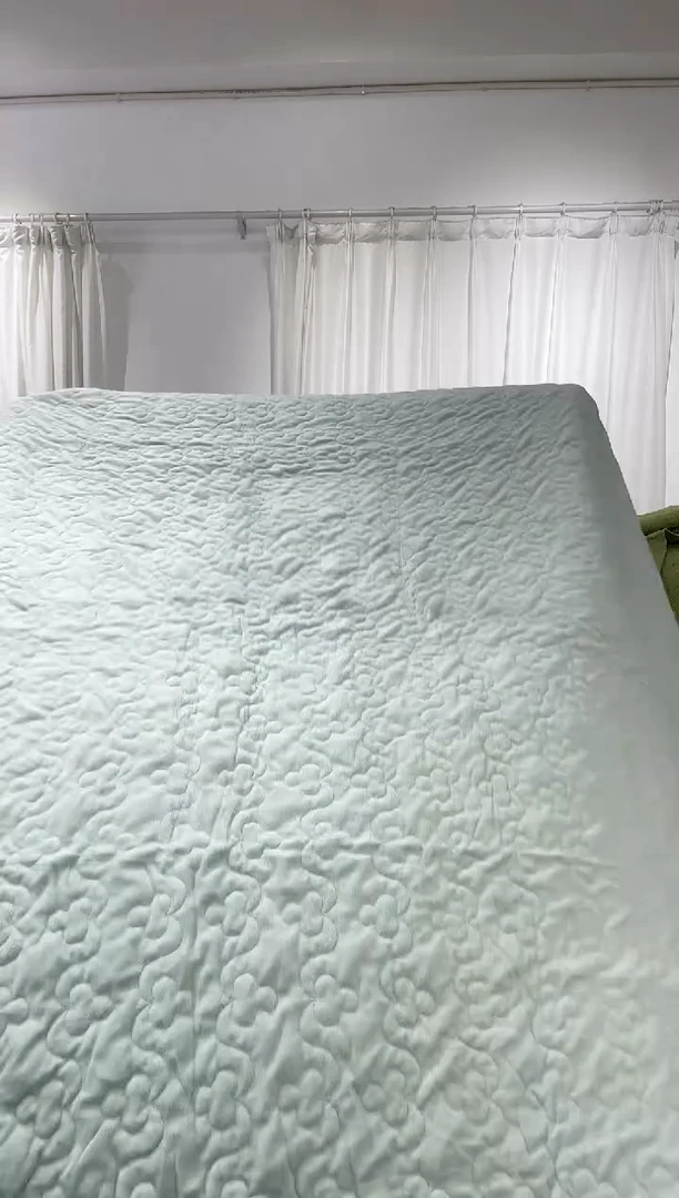 棉220*230纯棉绒床盖42号微瑕