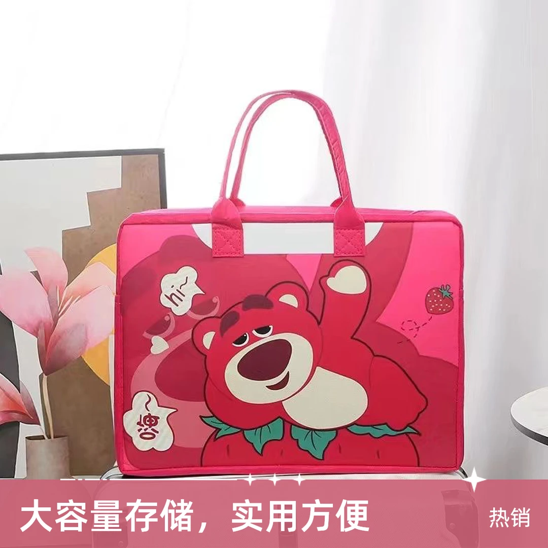 新款毛毡旅行包精美卡通大容量行李包开学必备可套拉杆箱收纳袋