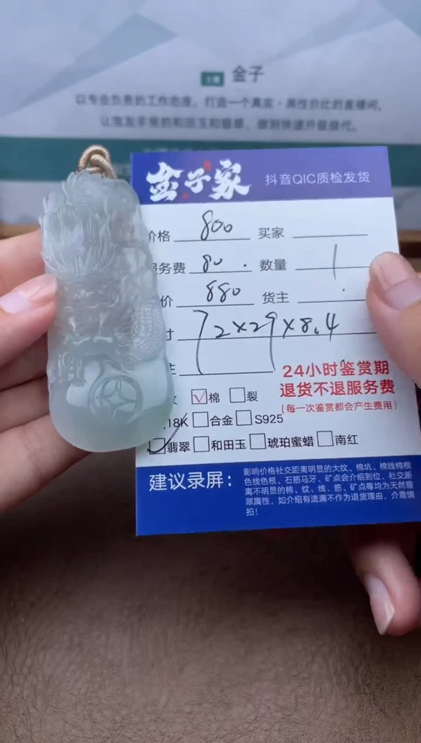 翡翠未镶嵌颈饰532552810