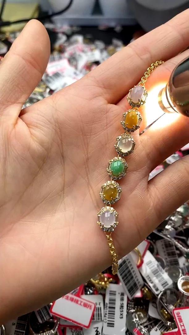 【闪购商品】翡翠戒指银S925镶嵌 33333333     3