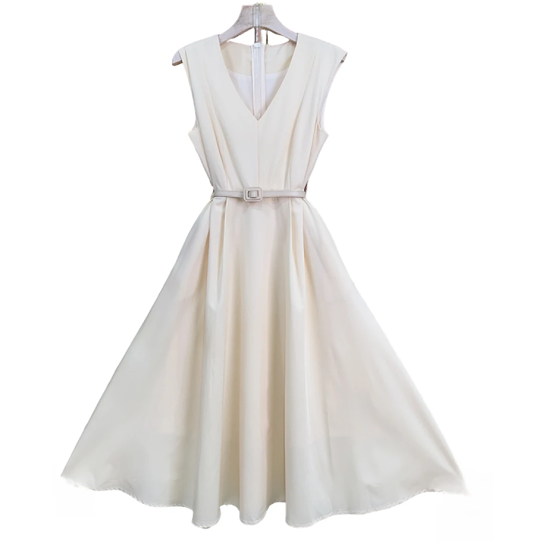 现货【RG1213】2025年新款时尚气质百搭减龄高级设计感显瘦连衣裙