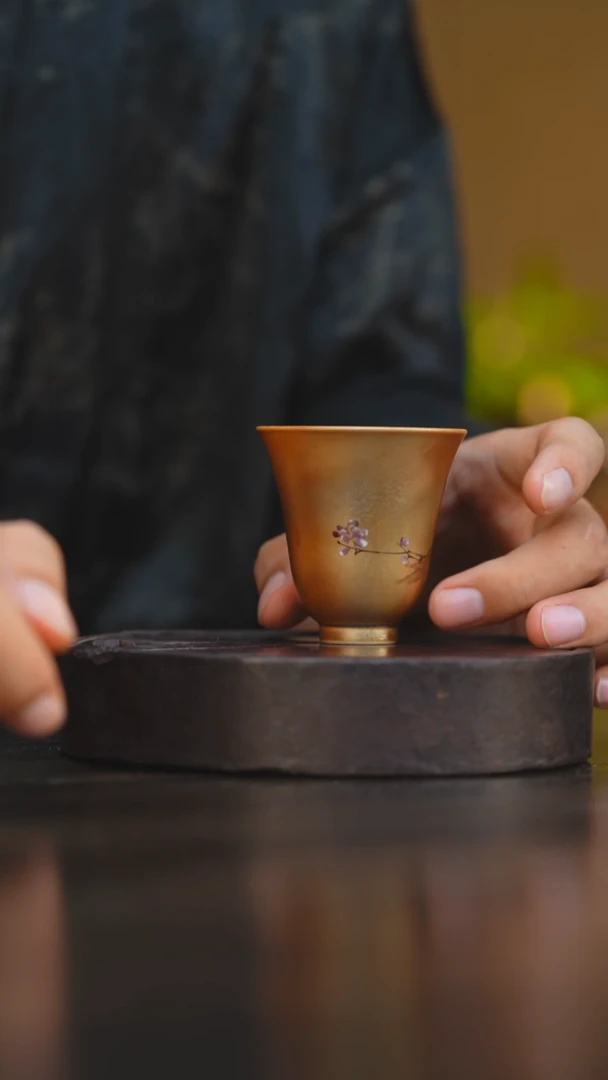 91柴房陶瓷柴烧主人杯