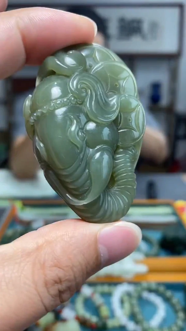 颈饰未镶嵌和田玉69