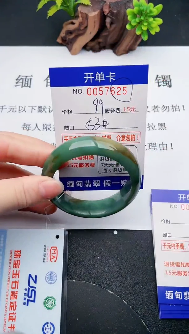 【闪购商品】翡翠手镯未镶嵌25天然翡翠A货
