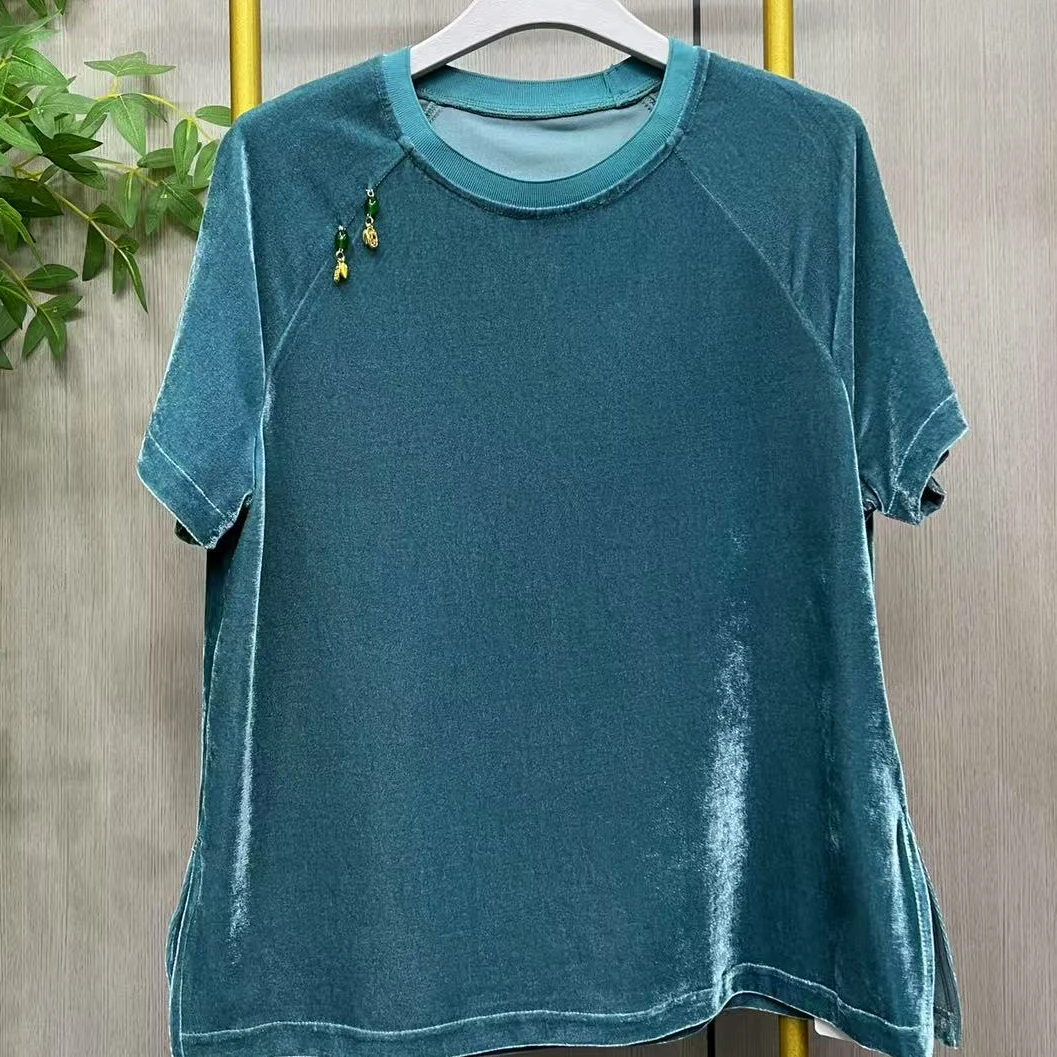 巍子严选原创丝绒系列高端定制小衫