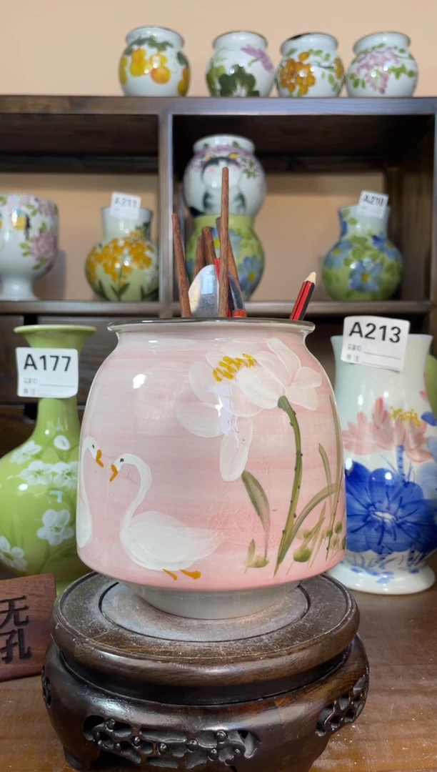 瓶景德镇手绘陶瓷花瓶 源头工厂