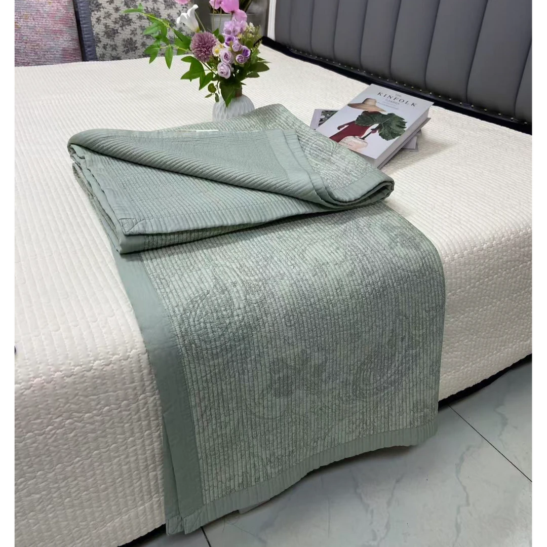 2025新款双面莫代尔床盖 双面加棉空调软凉席加厚绗缝超柔软（±5）