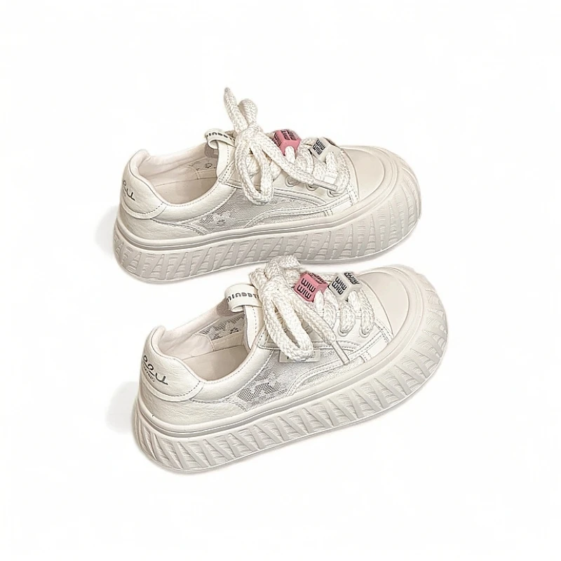 KFT脚王女板鞋大白低帮厚底百搭通勤潮流时尚舒适韩版夏KA260273