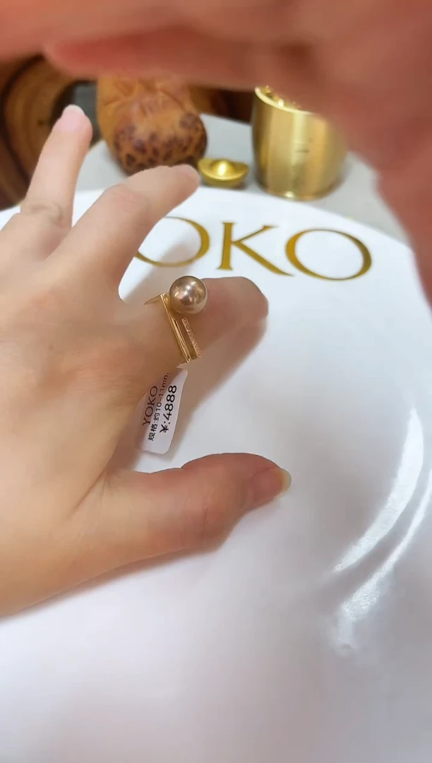 颈饰银S925镶嵌淡水珍珠10mm