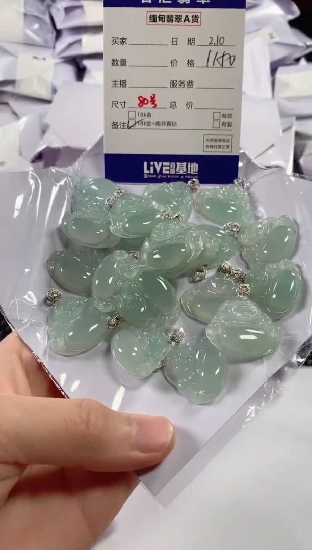 【闪购商品】翡翠颈饰未镶嵌多样性发货，发一件