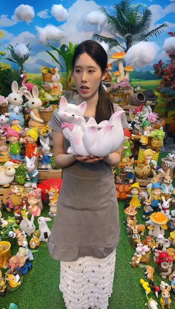狐狸花盆