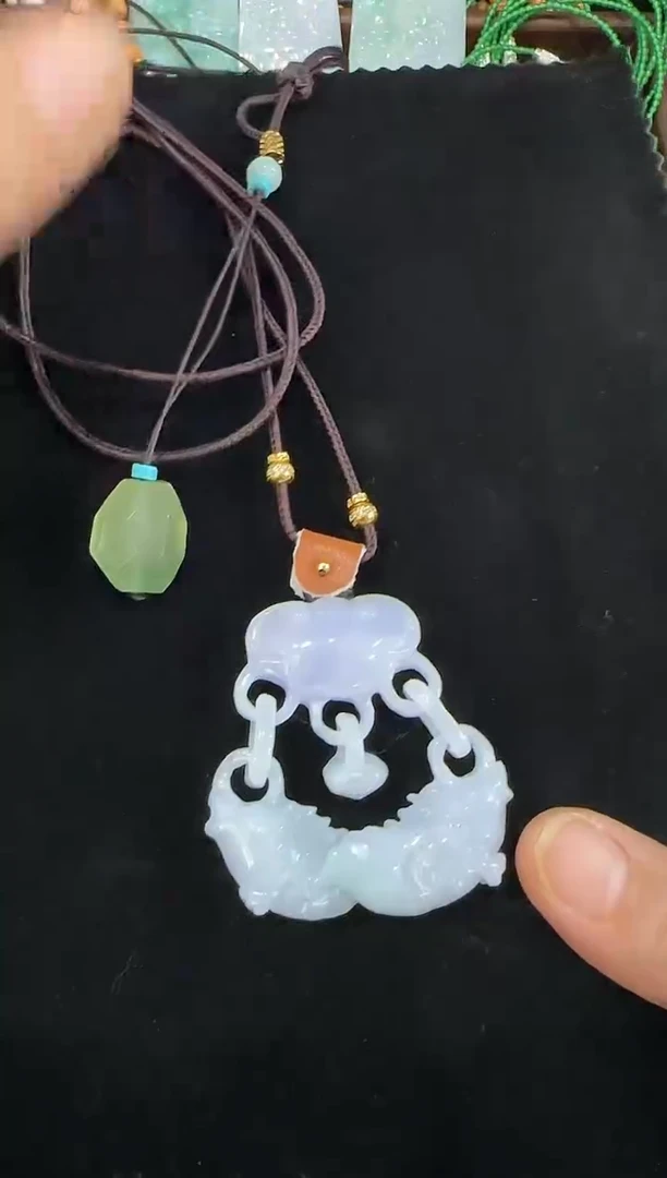 颈饰未镶嵌翡翠国风