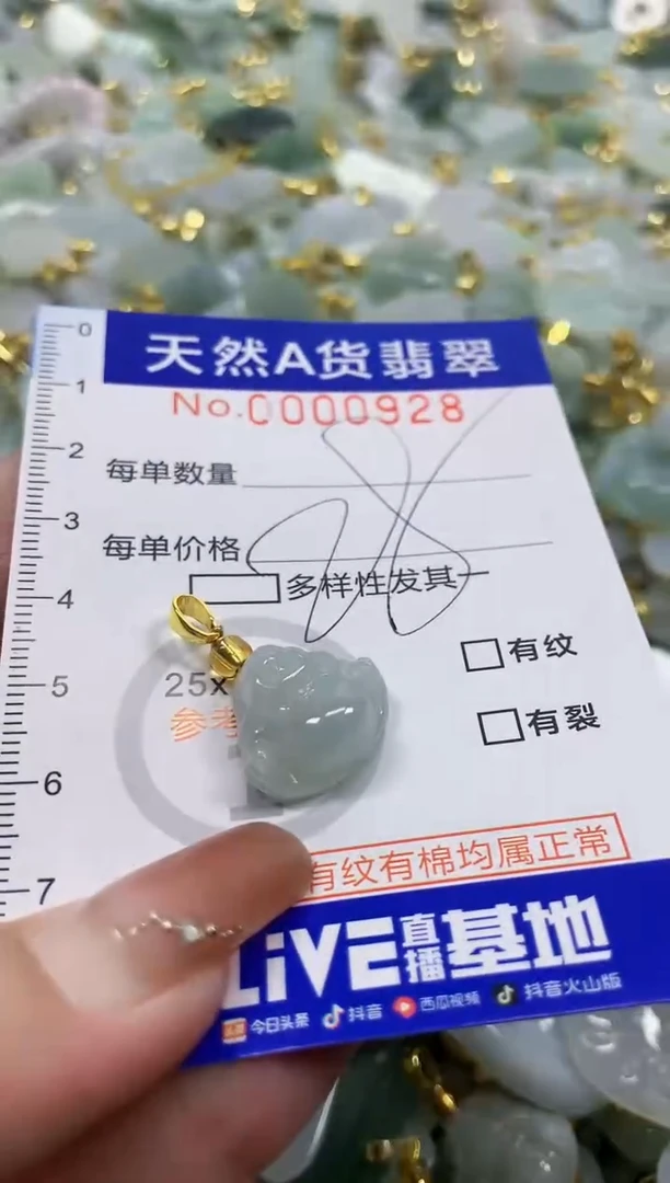 颈饰未镶嵌翡翠天然A货翡翠