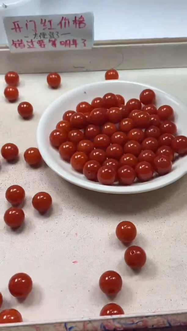 【闪购商品】南红玛瑙颈饰未镶嵌w2258满肉南红12mm*10颗