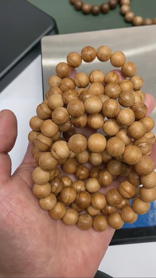 沉香手串CL423芽庄黄土天然野多样性发一