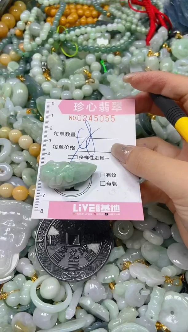 翡翠未镶嵌颈饰闪购0245055多样性发其一