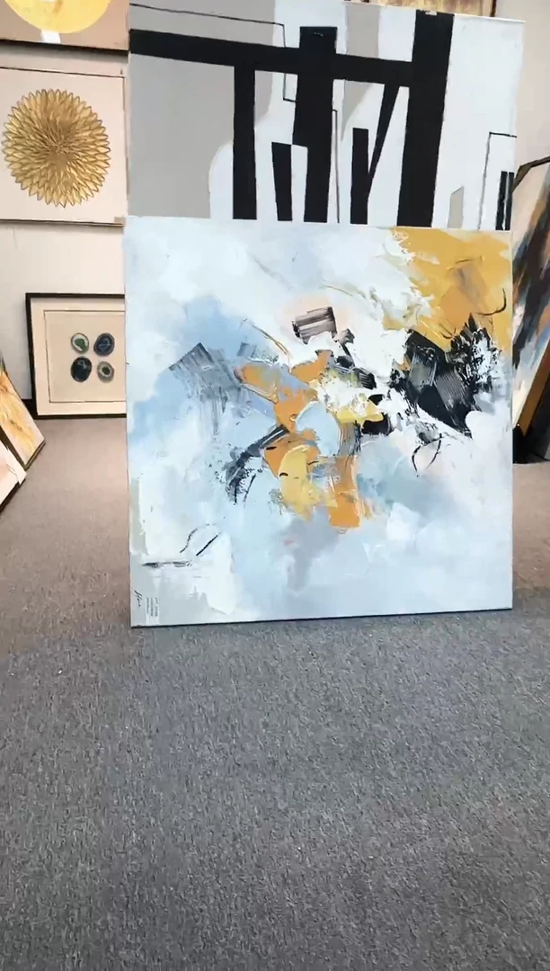 168现代艺术装饰画油画100cm*100cm