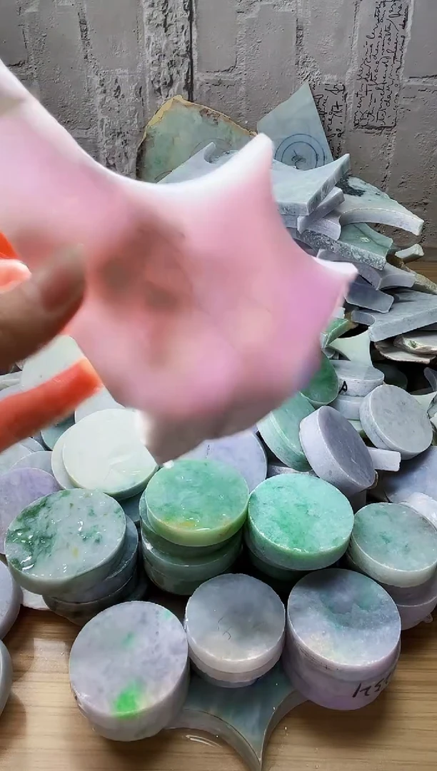 裸石翡翠天然翡翠A货394