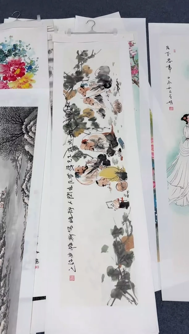 国画茶室人物同类型随机