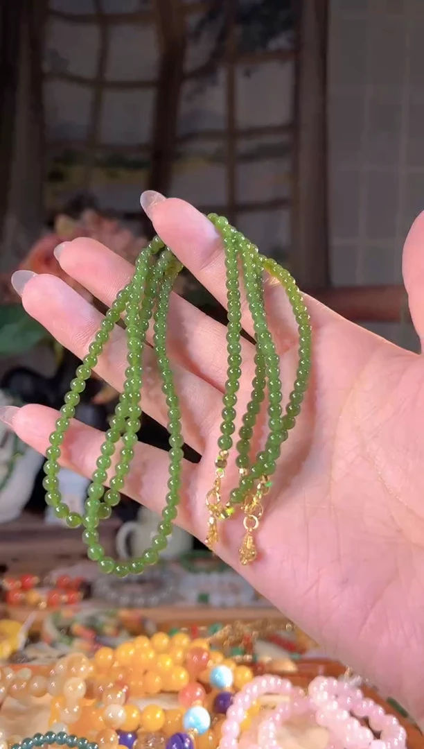 【闪购商品】和田玉项链银S925镶嵌多样性发货其一