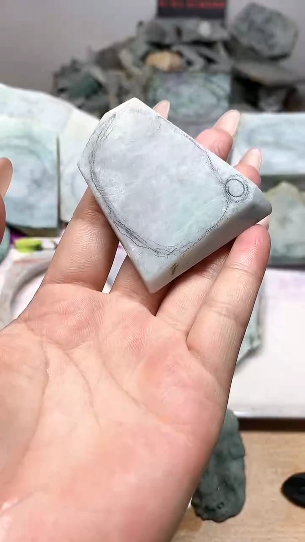 裸石翡翠天然缅甸翡翠A货37