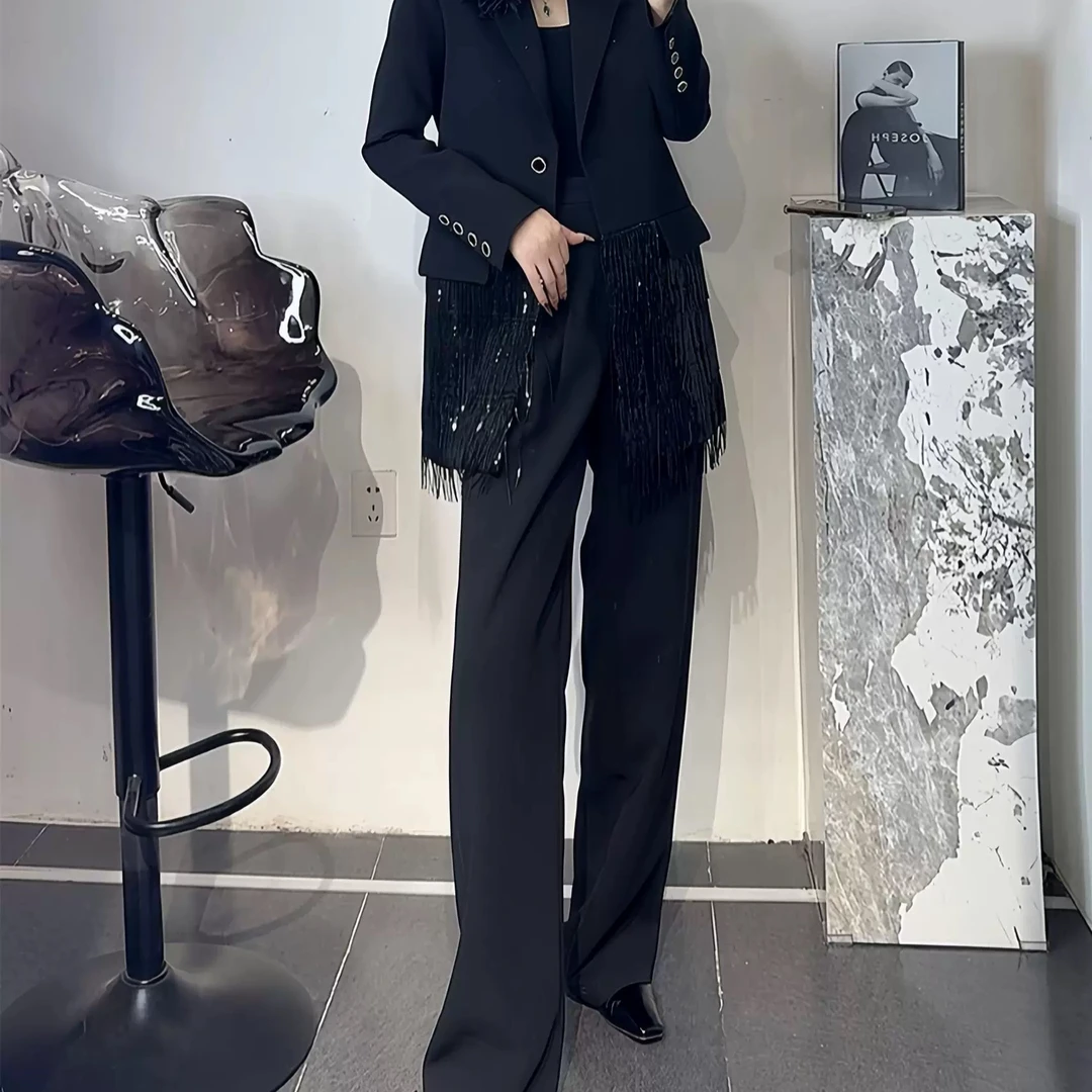 MD进进原创【秀场定格】2025春季时尚通勤西装显瘦小众设计师套装