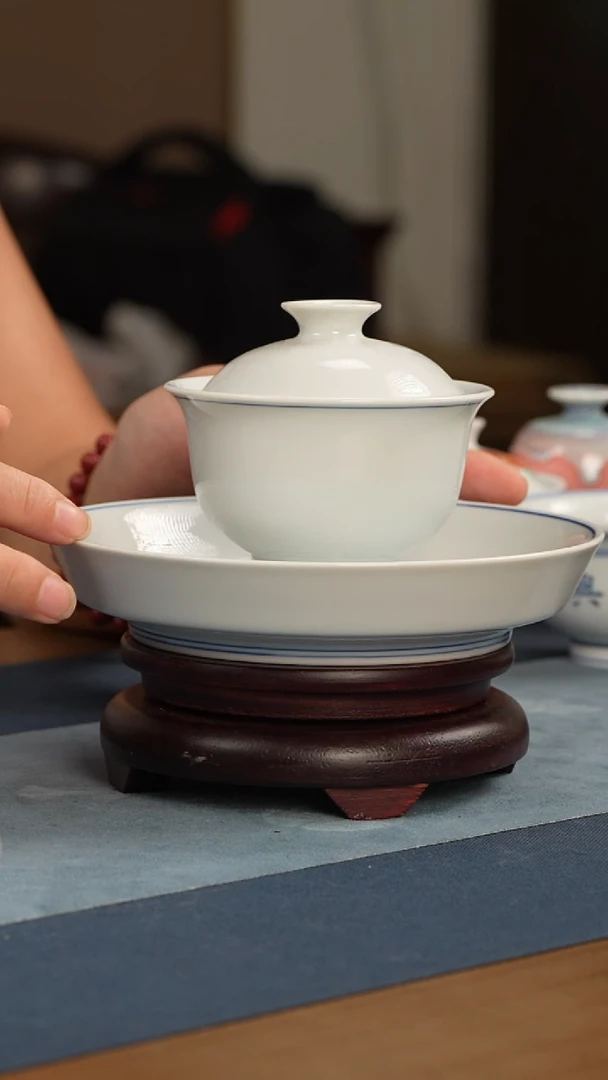 盖碗景德镇盖碗一整套