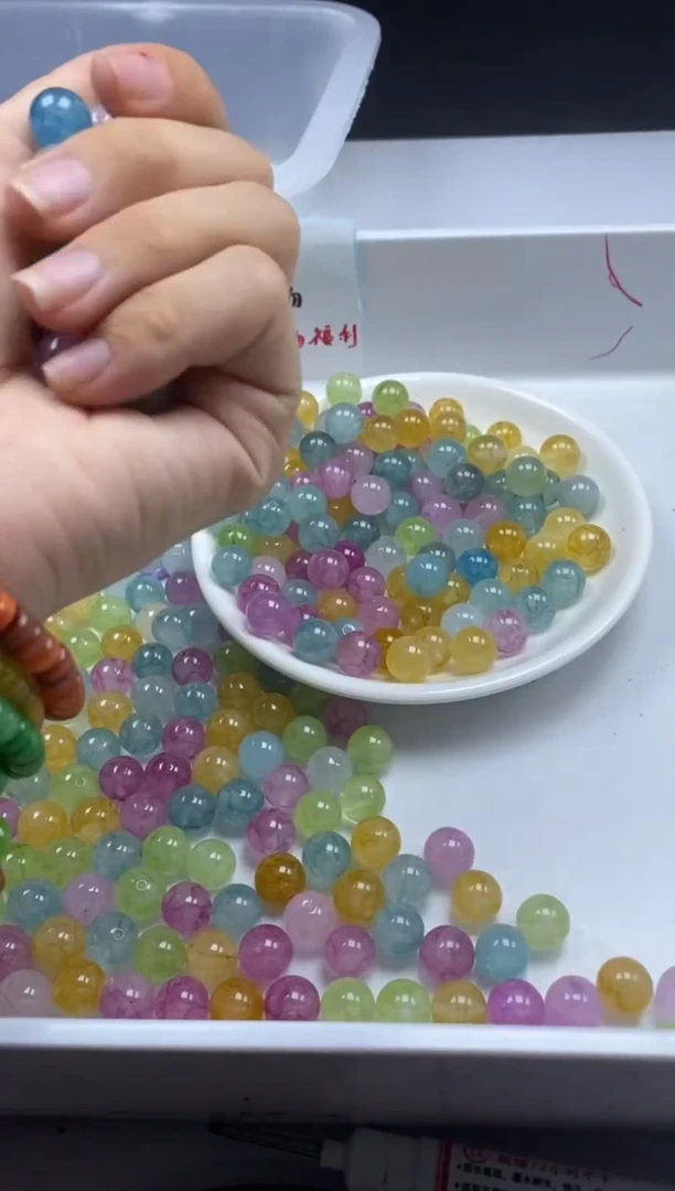 未镶嵌颈饰碧玺w2509彩虹碧玺10mm*20颗