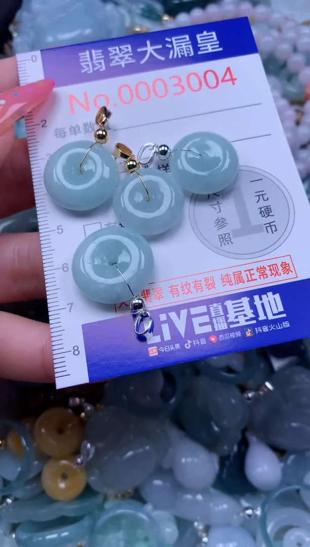 翡翠未镶嵌吊坠(不含链)3004