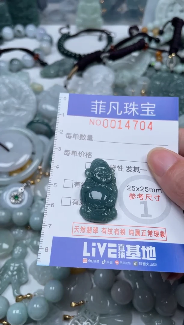 颈饰未镶嵌翡翠14704