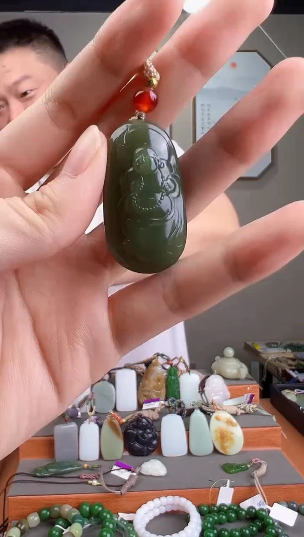 颈饰未镶嵌和田玉多样性发货 拍一单发一个