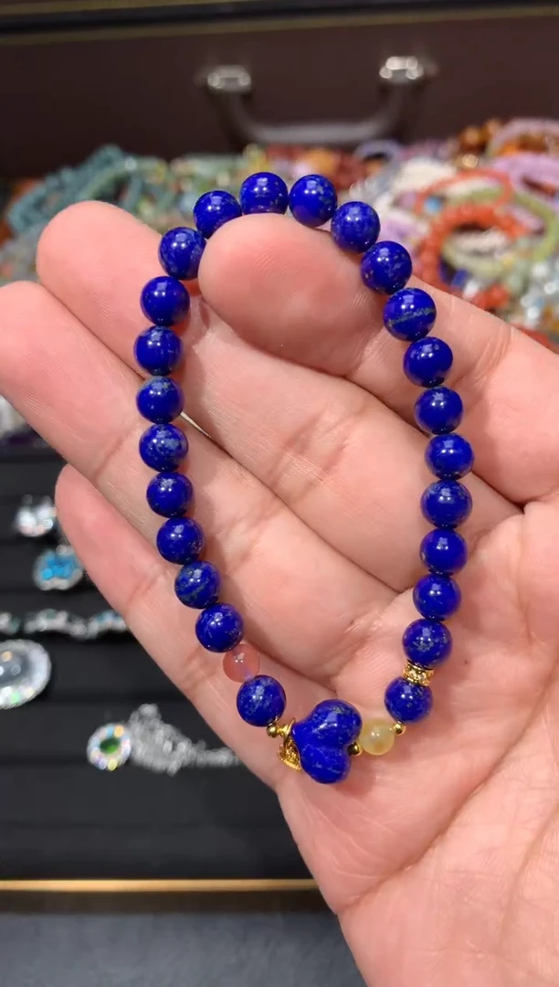 未镶嵌青金石手链P85【多样性发其一】